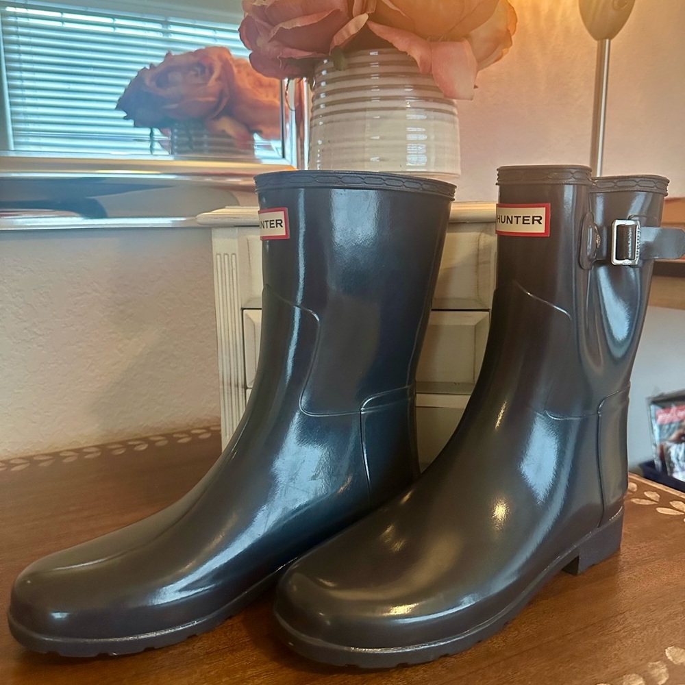 🌸Hunter Short Gloss Rain Boot
